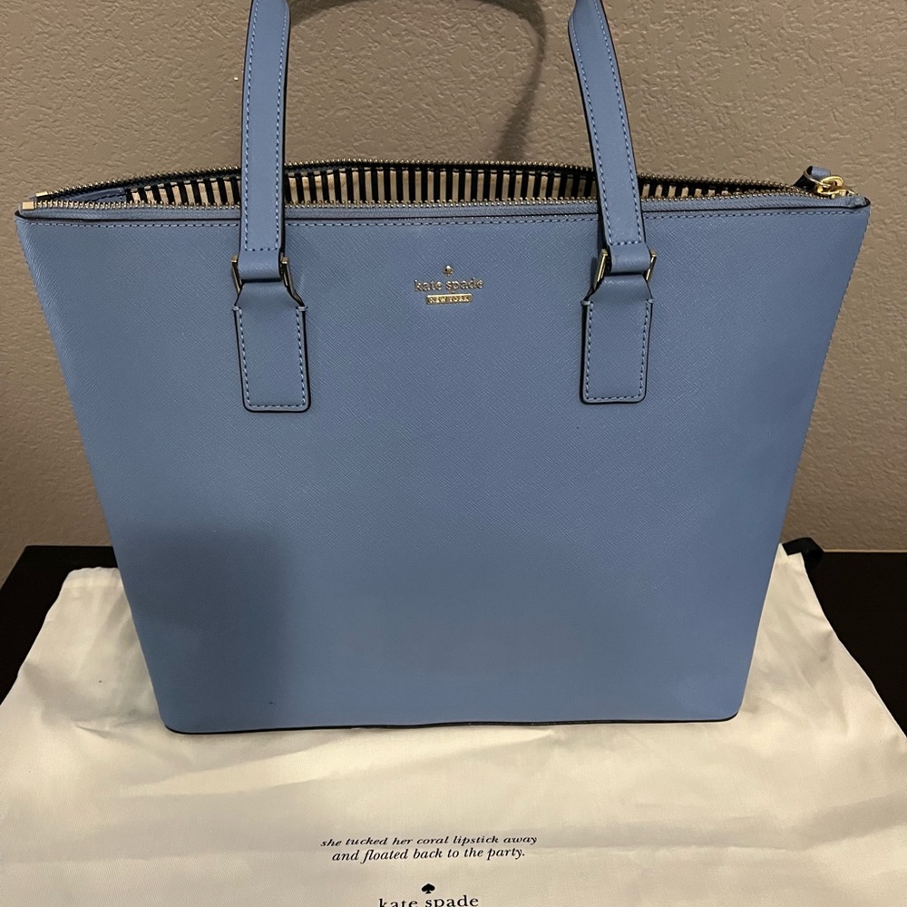 * 11.5"h x 14.75"w x 5"d
* Saffiano leather
* 11.5"h x 14.75"w x 5"d
* zip-top